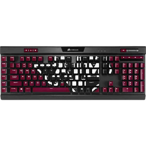 Texas A&M University Black Logo K95 RGB PLATINUM Mechanical Gaming Keyboard Skin