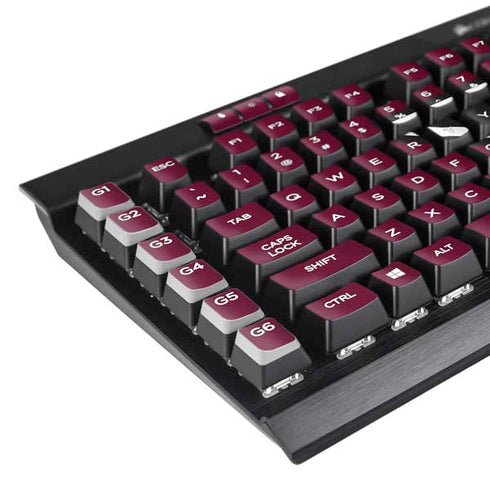 Texas A&M University Black Logo K95 RGB PLATINUM Mechanical Gaming Keyboard Skin