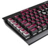 Texas A&M University Black Logo K95 RGB PLATINUM Mechanical Gaming Keyboard Skin