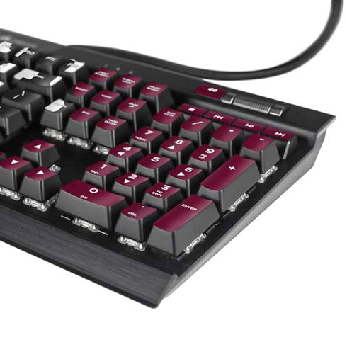 Texas A&M University Black Logo K95 RGB PLATINUM Mechanical Gaming Keyboard Skin
