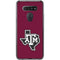 Texas A&M University Black Logo LG K51/Q51 Clear Case