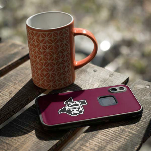 Texas A&M University Black Logo LifeProof Fre iPhone Skin