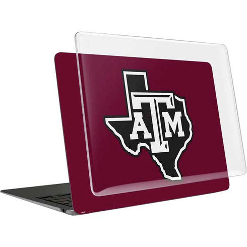 Texas A&M University Black Logo MacBook Air 13in (2020) Case plus Skin