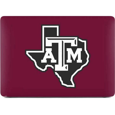 Texas A&M University Black Logo Apple MacBook Pro 16-inch Skin