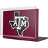Texas A&M University Black Logo MacBook Cases