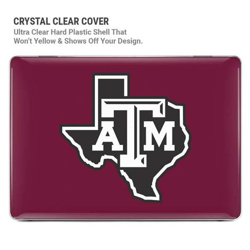 Texas A&M University Black Logo MacBook Cases