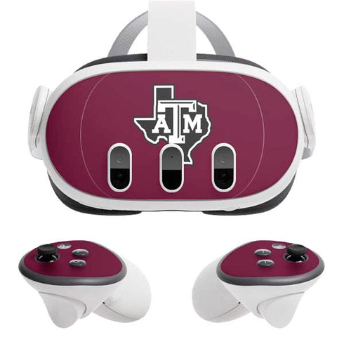 Texas A&M University Black Logo Meta Quest 3 Skin