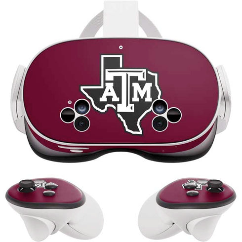 Texas A&M University Black Logo Meta Quest 3S Skin