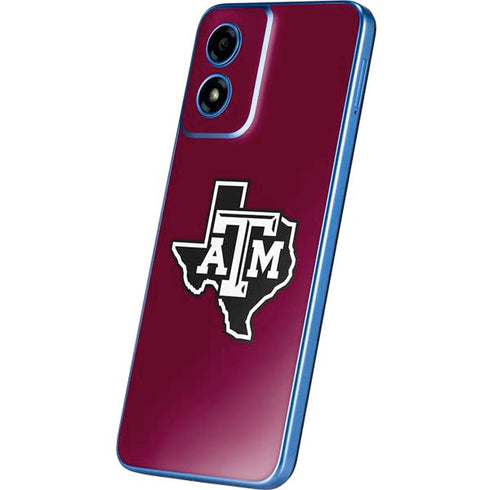 Texas A&M University Black Logo Moto G Play 4G (2024) Skin