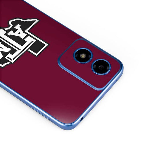 Texas A&M University Black Logo Moto G Play 4G (2024) Skin