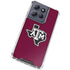 Texas A&M University Black Logo Moto G Play 5G (2025) Clear Case