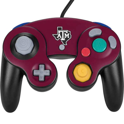 Texas A&M University Black Logo Nintendo Skins