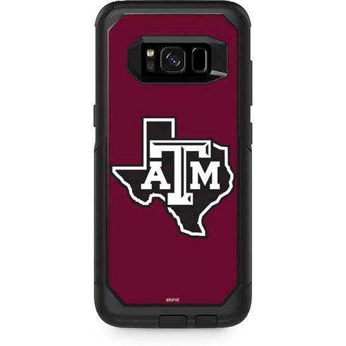Texas A&M University Black Logo Otterbox Commuter Galaxy Skin
