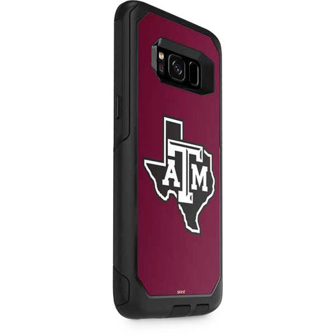 Texas A&M University Black Logo Otterbox Commuter Galaxy Skin