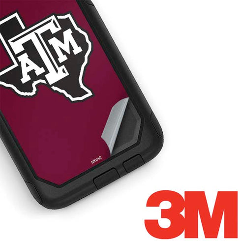 Texas A&M University Black Logo Otterbox Commuter Galaxy Skin