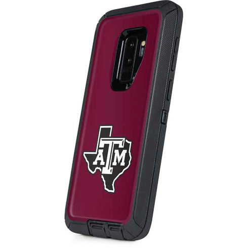 Texas A&M University Black Logo Otterbox Defender Galaxy Skin