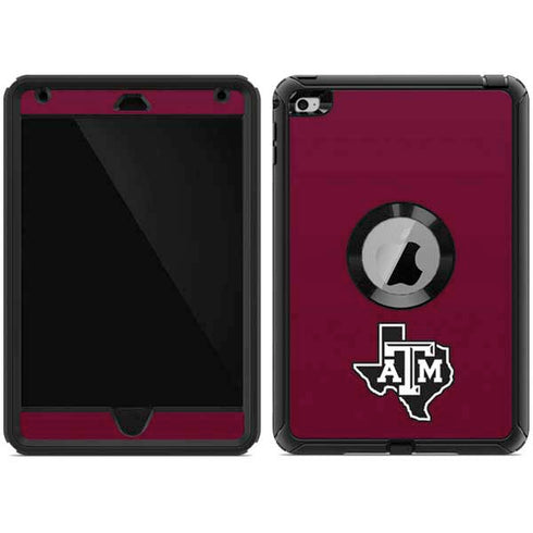 Texas A&M University Black Logo Otterbox Defender iPad Skin
