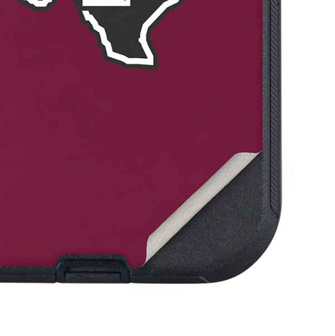 Texas A&M University Black Logo Otterbox Defender iPhone Skin