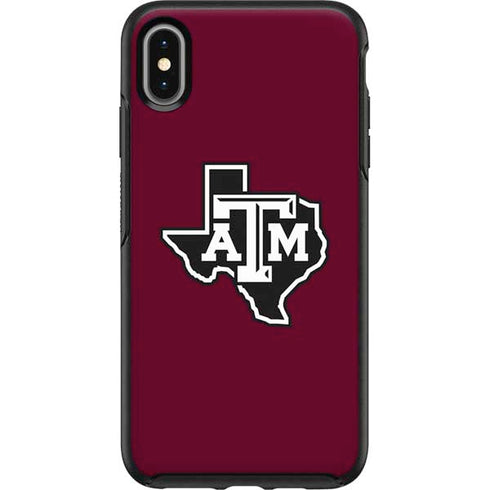 Texas A&M University Black Logo Otterbox Symmetry iPhone Skin