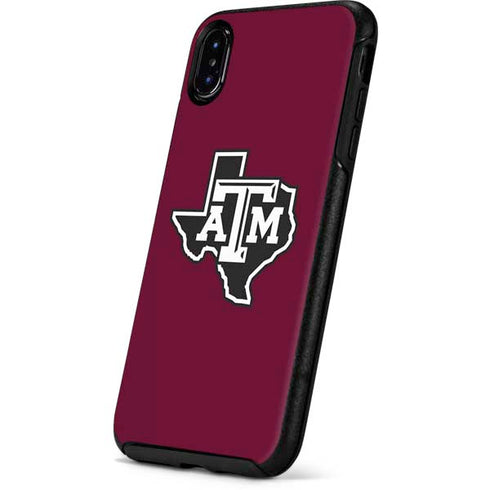 Texas A&M University Black Logo Otterbox Symmetry iPhone Skin