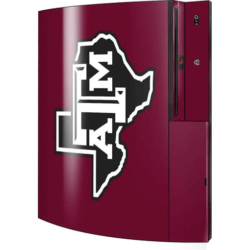 Texas A&M University Black Logo Playstation 3 & PS3 Skin