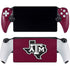 Texas A&M University Black Logo PlayStation Portal Remote Player Skin