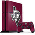 Texas A&M University Black Logo PlayStation PS4 Skins