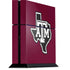 Texas A&M University Black Logo PlayStation PS4 Skins