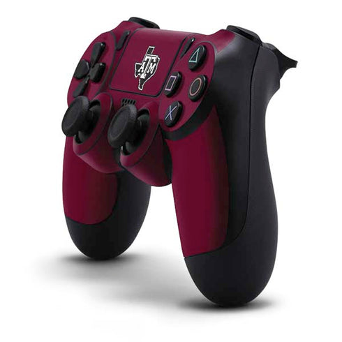 Texas A&M University Black Logo PS4 Controller Skin