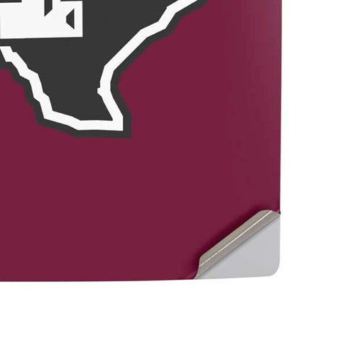 Texas A&M University Black Logo PS5 Console Skin
