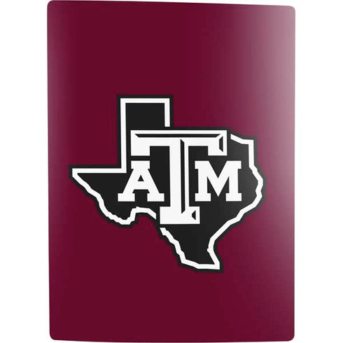 Texas A&M University Black Logo PS5 Digital Edition Bundle Skin