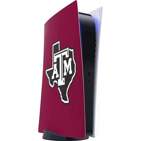 Texas A&M University Black Logo PlayStation PS5 Skins