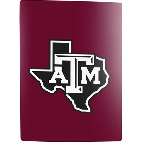 Texas A&M University Black Logo PS5 Digital Edition Console Skin