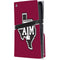 Texas A&M University Black Logo PS5 Pro Disk Console Skin