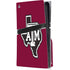 Texas A&M University Black Logo PS5 Pro Disk Console Skin