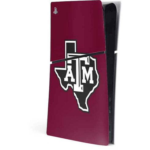 Texas A&M University Black Logo PlayStation PS5 Skins