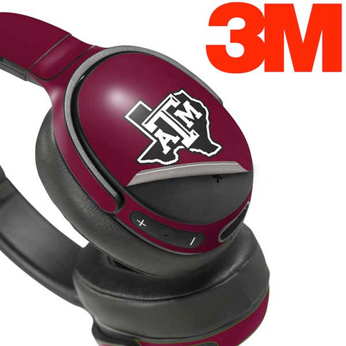 Texas A&M University Black Logo Skullcandy Venue Skin