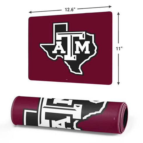 Texas A&M University Black Logo Gaming Mouse Pad