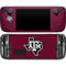 Texas A&M University Black Logo Steam Deck Handheld Gaming Computer OLED Skin