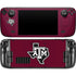 Texas A&M University Black Logo Steam Deck Handheld Gaming Computer OLED Skin