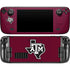 Texas A&M University Black Logo Steam Deck Handheld Gaming Computer Skin