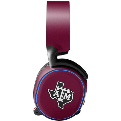 Texas A&M University Black Logo SteelSeries Arctis 5 Skin