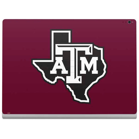 Texas A&M University Black Logo Surface Book 2 15in Skin