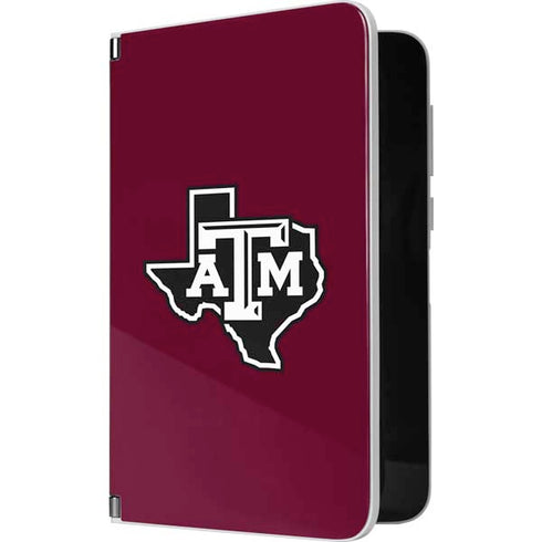 Texas A&M University Black Logo Surface Duo Skin