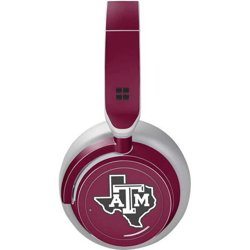 Texas A&M University Black Logo Surface Headphones Skin