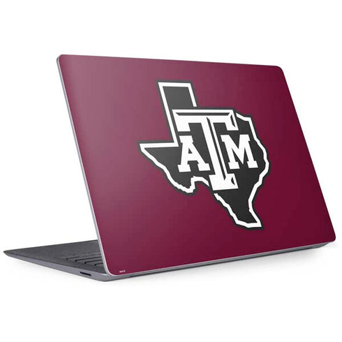 Texas A&M University Black Logo Surface Laptop 3 13.5in Skin