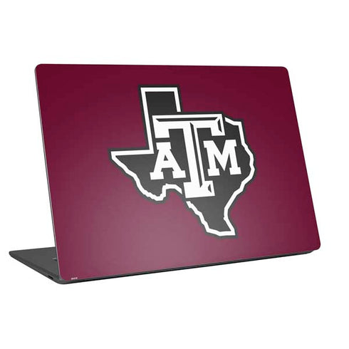 Texas A&M University Black Logo Universal Laptop 15in (12.2 x 8.8in) Skin