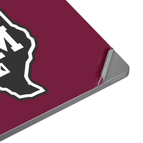 Texas A&M University Black Logo Universal Laptop 16in (13 x 9.4in) Skin