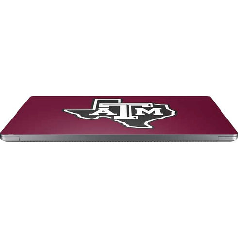 Texas A&M University Black Logo Universal Laptop 18in (14.6 x 10.6in) Skin