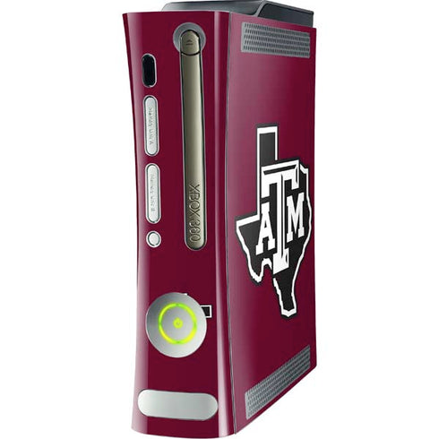 Texas A&M University Black Logo Xbox 360 (Includes HDD) Skin